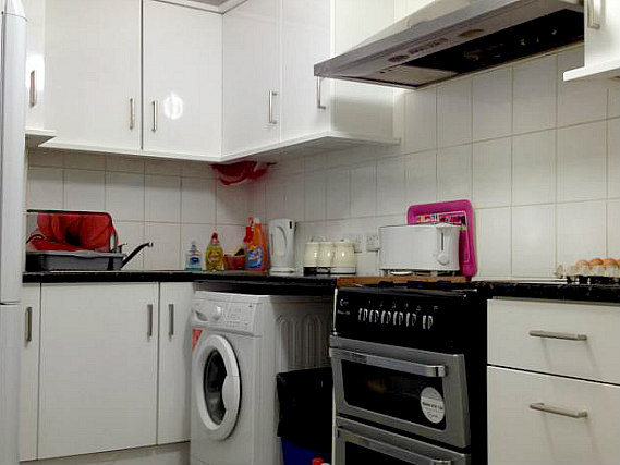 A clean and bright kitchen for you to prepare food